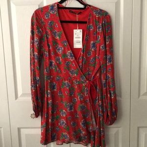 Wrap dress from Zara size medium
